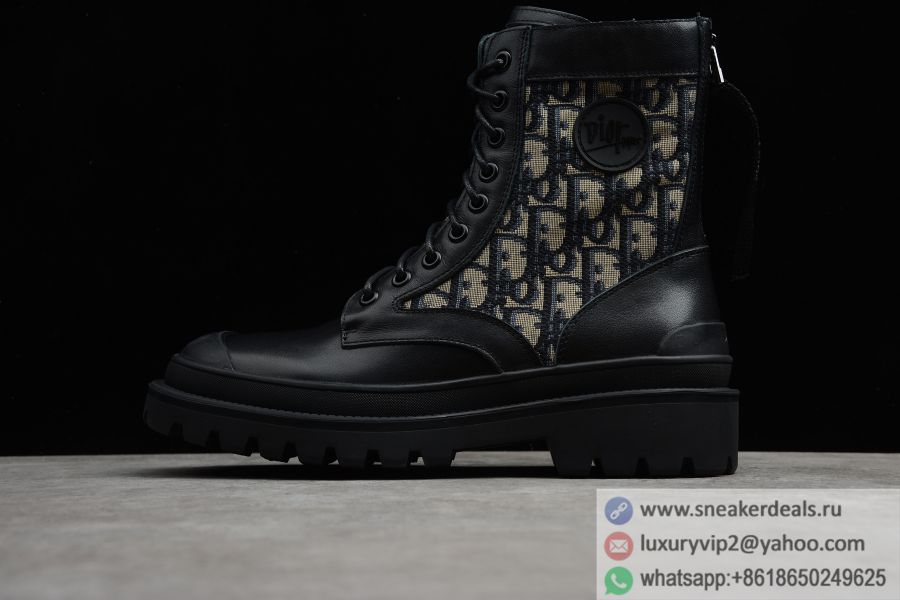 2019FW Dior D-CONNECT 12U Black BOOT Women Shoes